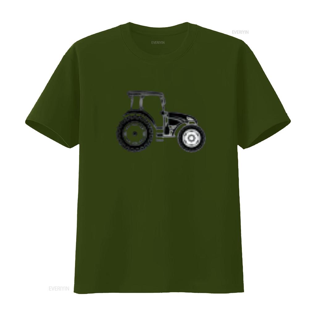 THIS IS A TRACTOR Classic Womens T Shirt White vintage Washed Unisex Comfortable Stylish Soft Stretched Breathable