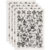 Paper Ceramic Decals Pottery Ceramics Clay Transfer Paper Underglaze Flower Paper Mixed Shapes 520x370mm Pattern: 48x33mm