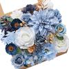 Gör-det-själv Konstgjorda Blommor Falska Rosor Skum Silkesblommor För Bröllopsbukett Arrangement Fest Babyshower Fest Heminredning
