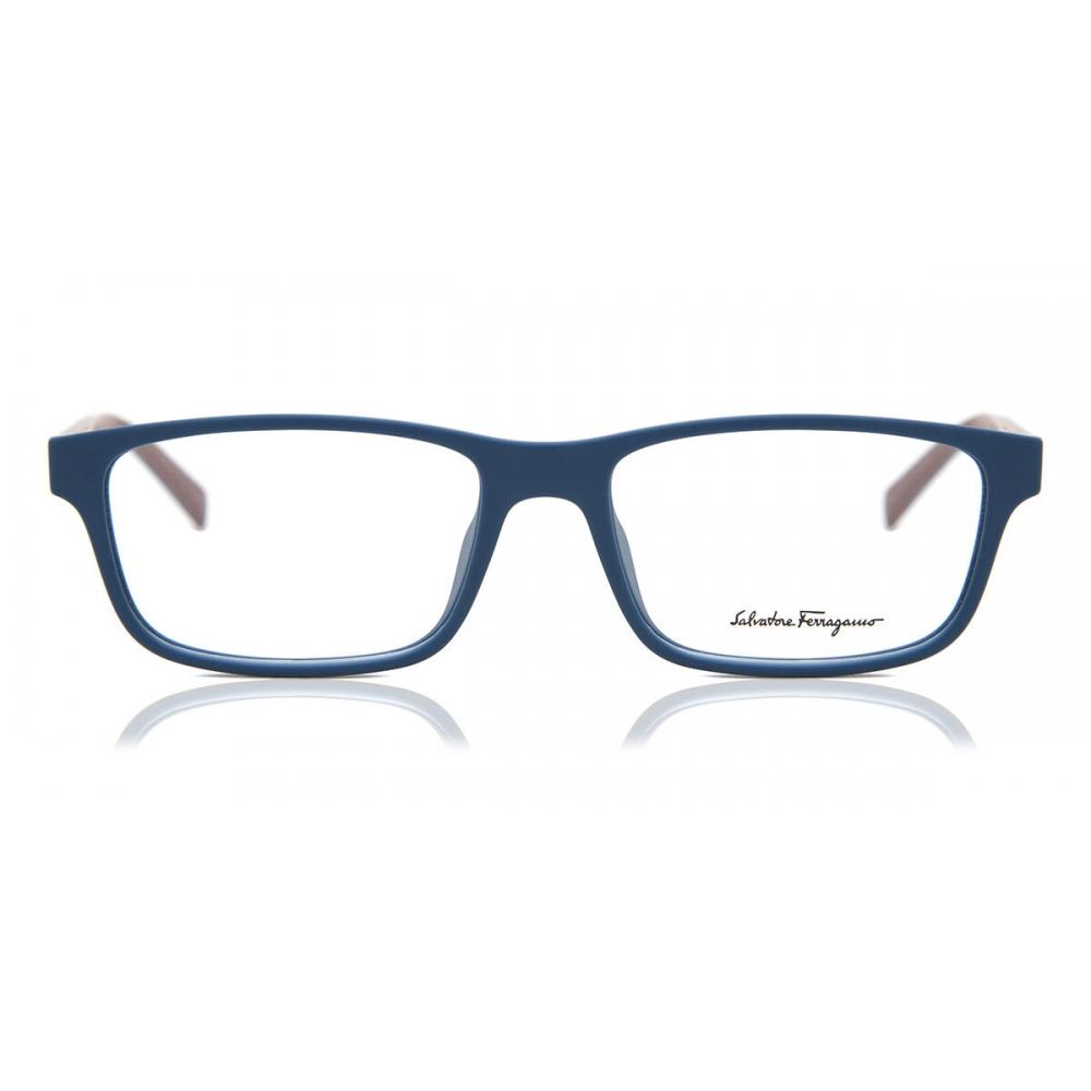 

Salvatore Ferragamo Sf 2848 417 Мужские очки Matte Blue/56