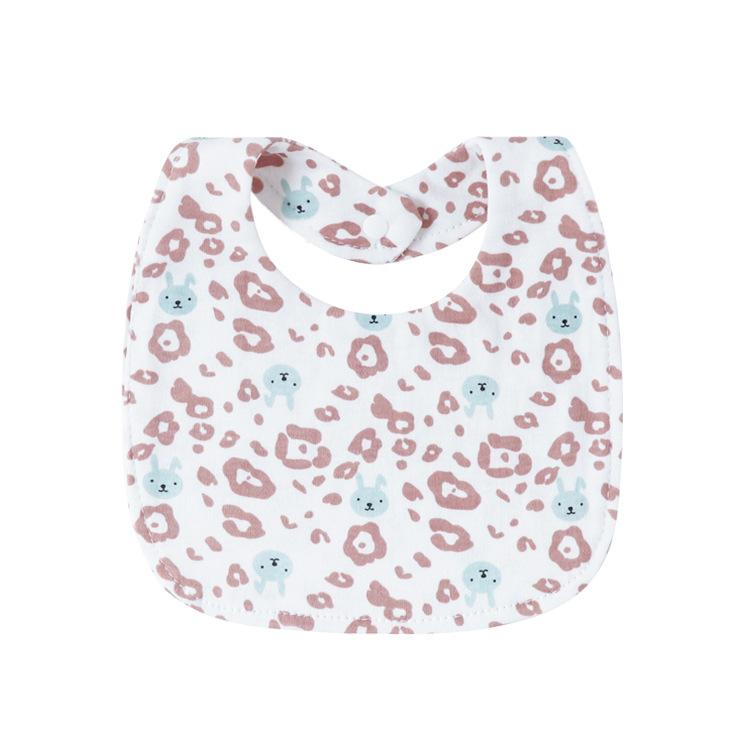 Newborn Baby Bibs Pure Cotton Double Layer Drool Bibs High Absorbency Burp Cloths For Infants Toddlers Soft Skin Friendly