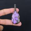 Purpurite Gemstone Pure Copper Wire Wrapped Handmade Pendant Jewelry For Her