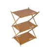 ZISIZ Three-Layer Camping Folding Storage Rack