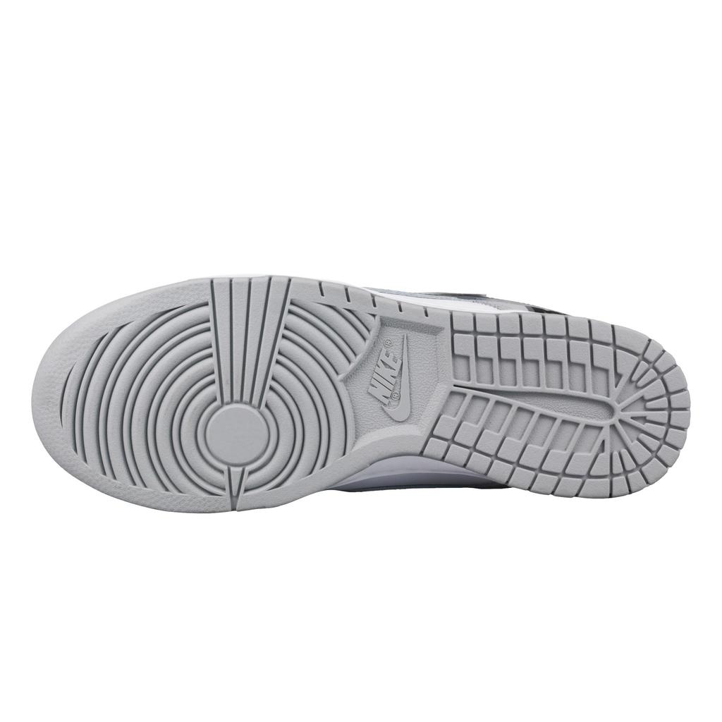 Nike Dunk Graffiti Dämpfung, Abriebfeste Low-Top Skateboard-Schuhe Herren Weiß Grau DD1391-103(Team58-)