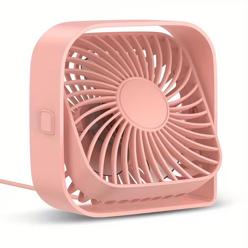 Portable USB Desk Fan 360° Adjustable 3 Speed Quiet Mini Desktop Cooling Fan
