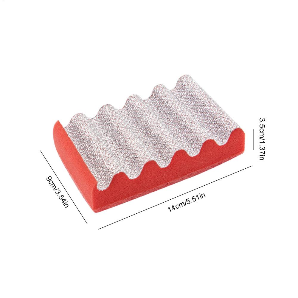 

BBQ Grill Cleaning Brush Pan Cleaning Brush Sponge Kitchen Cleaning Brushes Outdoor Kitchen BBQ Tools Grill Accessories червоний