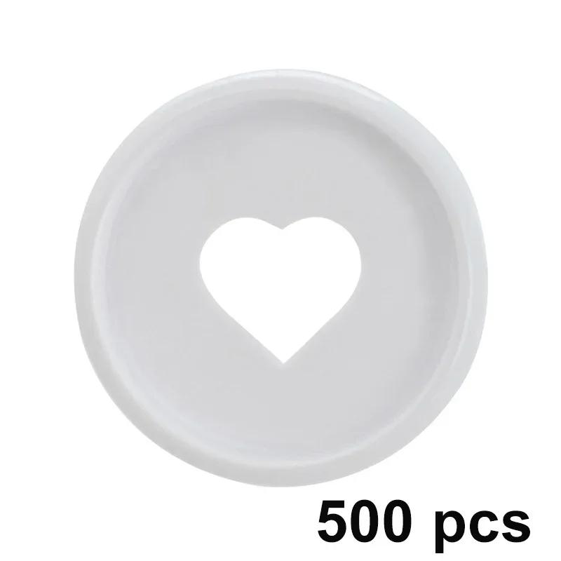 

500 шт. 24 мм 28 мм 32 мм блокнот грибовидные отверстия переплетные диски переплетные диски в форме сердца пластиковые свободные листы планировщик переплетные кольца 28mm 500pcs