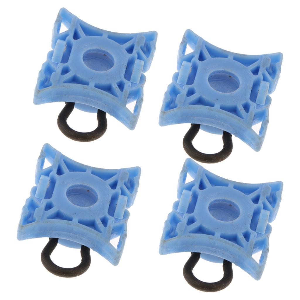 4 Body Clips Nylon Liner Fastener Rivet Push Type Retainer