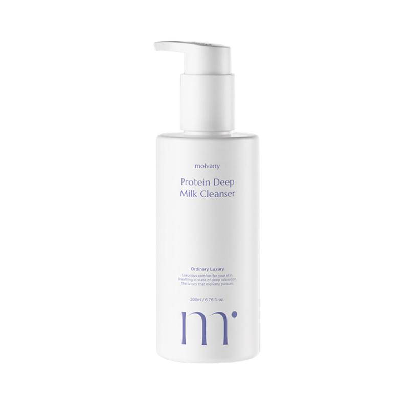 [Molvany] Protein Deep Milk Cleanser (200ml) - High-Nutrition Moisture Purifying Wash
