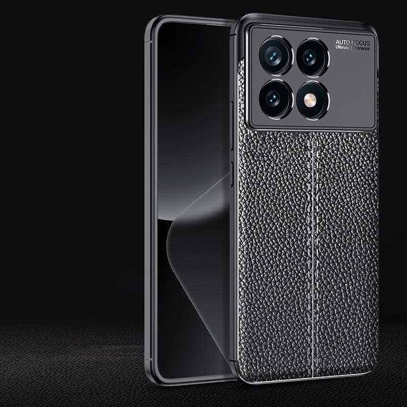 

Для Poco F6 Pro Чехол Чехол Poco F6 Pro Capas Новый Ударопрочный Телефон Бампер Задняя Броня TPU Мягкая Кожа Fundas Xiaomi Poco F6 Pro For Poco F6 Pro чёрный