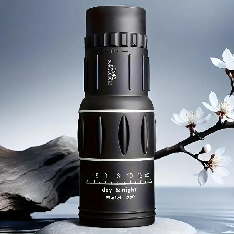10X42 Monocular Telescope with HD Night Vision, Portable & Professional for Mobile Photography and Outdoor Use