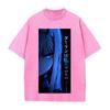 Anime DARLING In The FRANXX Zero Two Print T-shirt Men Women Tshirts Short Sleeve Cotton Clothing Washed T Shirt Harajuku Tops