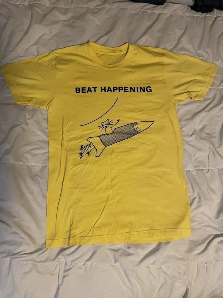 

Beat Happening Selftitled Album Yellow T Shirt Full Size S5XL Unisex T-Shirt XXXL