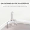 Semi-Enclosed Open Top Litter Box Anti-Splashing High-sided Litter Box Detachable Cat Litters Plate