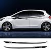 2PCS For Peugeot 208 Car Body Sport Stripes Stickers Auto Waist Line Vinyl Decor Decal Auto Body Decoration Tuning Accessories