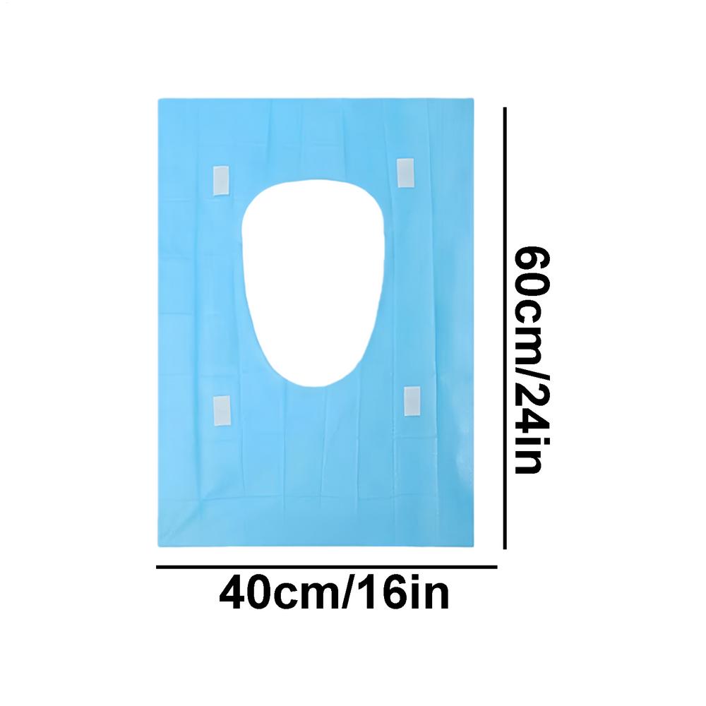 

Toilet Seat Cover Pads 10 Pieces Paper Replacement 16x24 Inch Potable Potty Seat Covers For Adults Kids Travel Public Restrooms