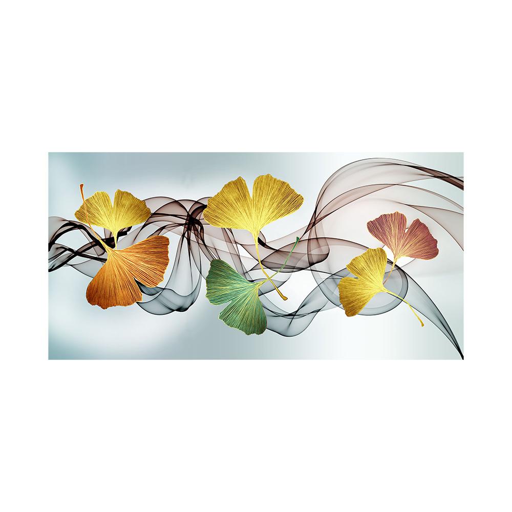 

Синие Желтые Листья Гинкго Холст Картина Постеры и Принты Скандинавское Настенное Искусство Картины для Современной Гостиной Cuadros Decor 20x40cm NoFrame