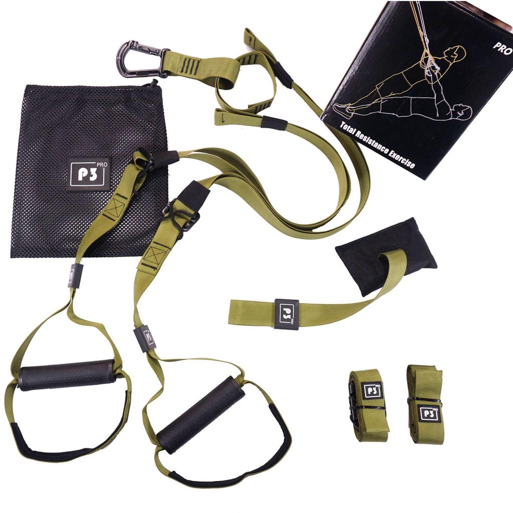 TRX7 Suspension and Yoga Resistance Band – Fitness & Abdominal Trainer for Home Use