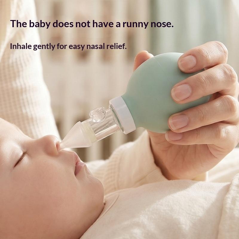 Soft Nasal Aspirator For Baby Anti-Back Flow Nose Sucker Born Vacuum Nose Cleaner Silicone Baby Safety Care Diagnostic-Tool