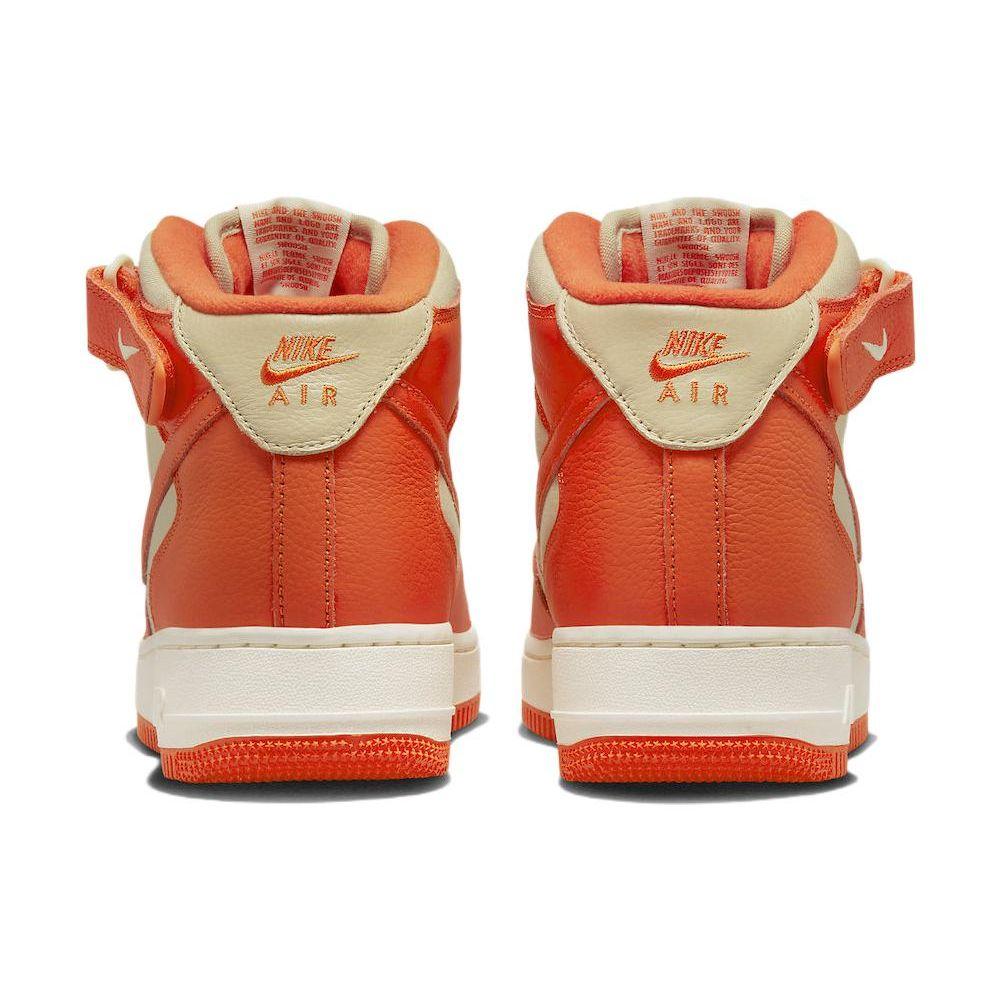 Nike Air Force 1 Mid 07 LX Safety Orange Men Sneakers Team-Gold Coconut-Milk FB2036-700