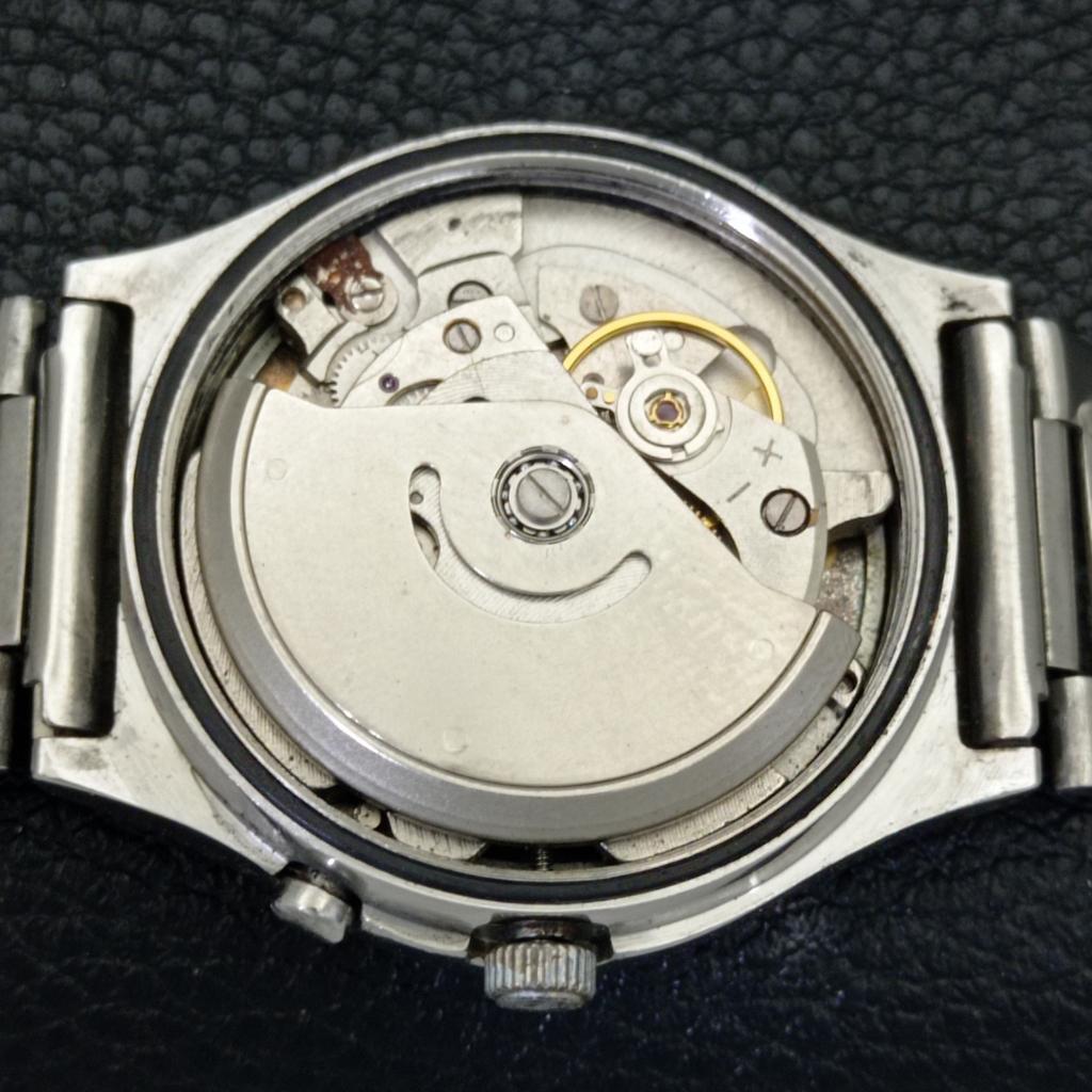 RICOH R31 AUTOMATIC VINTAGE JAPAN MENS SILVER COLOR DIAL WATCH a701925-5 R207-a701925