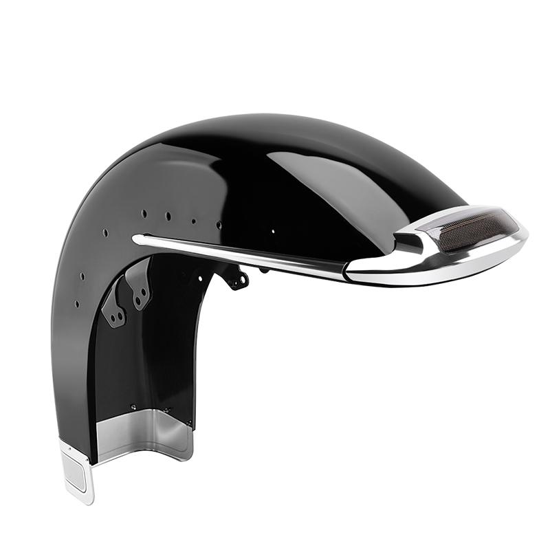 Motorcycle Front Fender Assembly with Tip Light Trim For Harley Touring Road King Electra Glide Street Road King Glide 2014-up