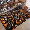 Music Guitar Theme Soft Crystal Velvet Rug Custom Name & Text Print Non Slip Floor Rug for Bedroom Living Room