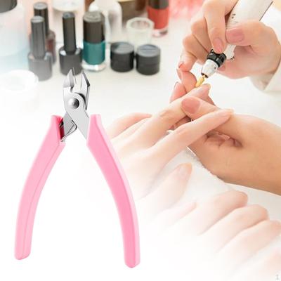Mehrzweck-Nagel-Kunstschere, Gummigriff, Nagelhautentferner, Entfernung für Salon, Zuhause,
