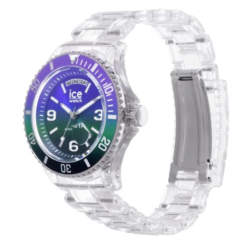 Ice Watch Men's Watch 021433 ICE Clear Sunset Purple Green Medium Day Date