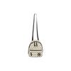 New MLB Monogram Collection Nylon Polyester Shoulder Bag Crossbody Bag Backpack Regular Women's Ivory White/Black 32BG09911