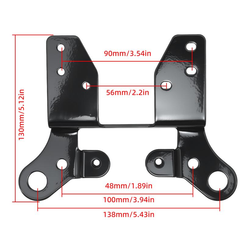 S Motorcycle trument Holder Bracket for Motorcycle Meter Holder Case with Screws Universal