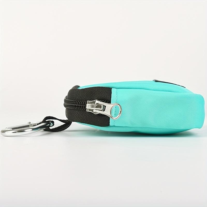 Portable Dog Treat Bag with Whistle, Multicolor Reusable Fabric Training Pouch for Pets