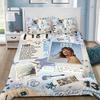 Cantante Pop Femminile Taylors Set Biancheria da Letto Stampa 3D Celebrità Swift Copripiumino Federa Kit Letto Famosa Star Copripiumino Set Letto