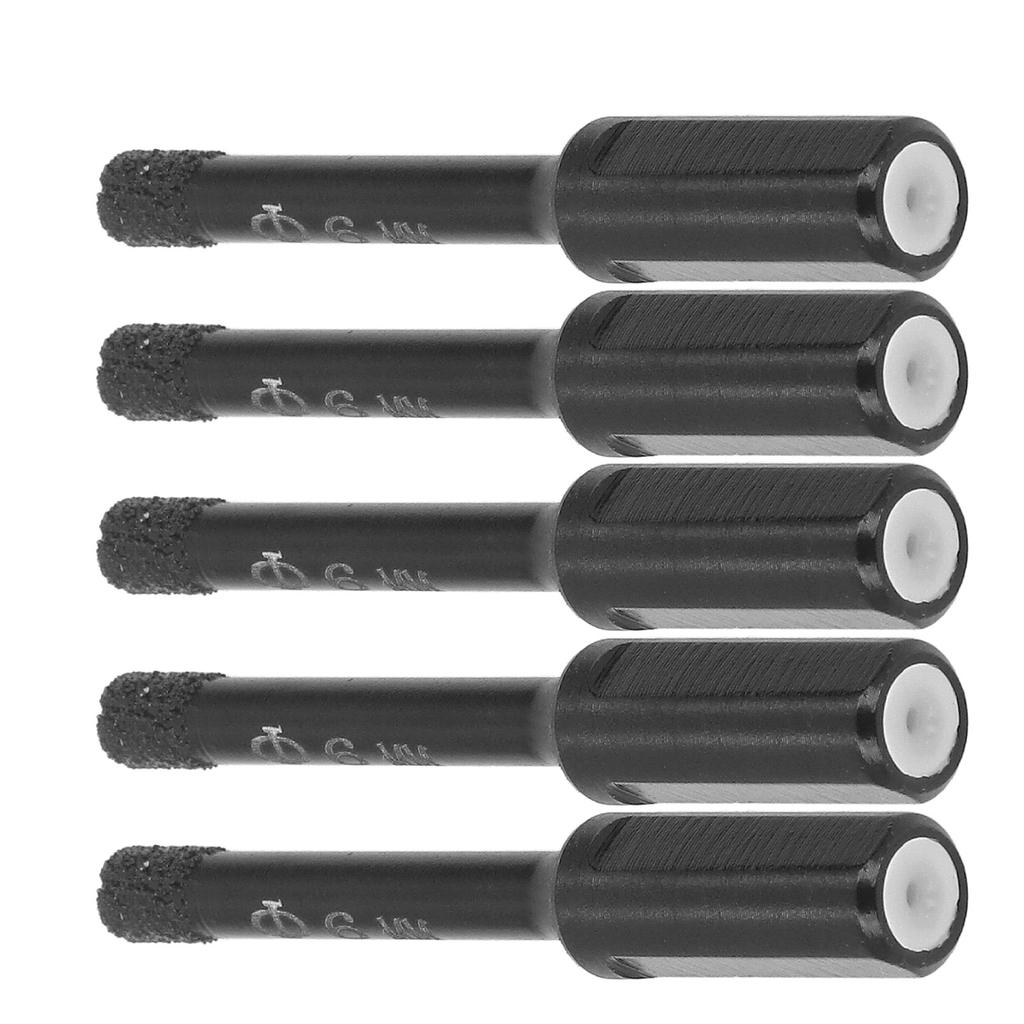 5 Peças Broca Diamantada Uso Duplo Úmido Seco Limpo Eficiente Abertura de Furo Conjunto Serra Copo Diamantado para