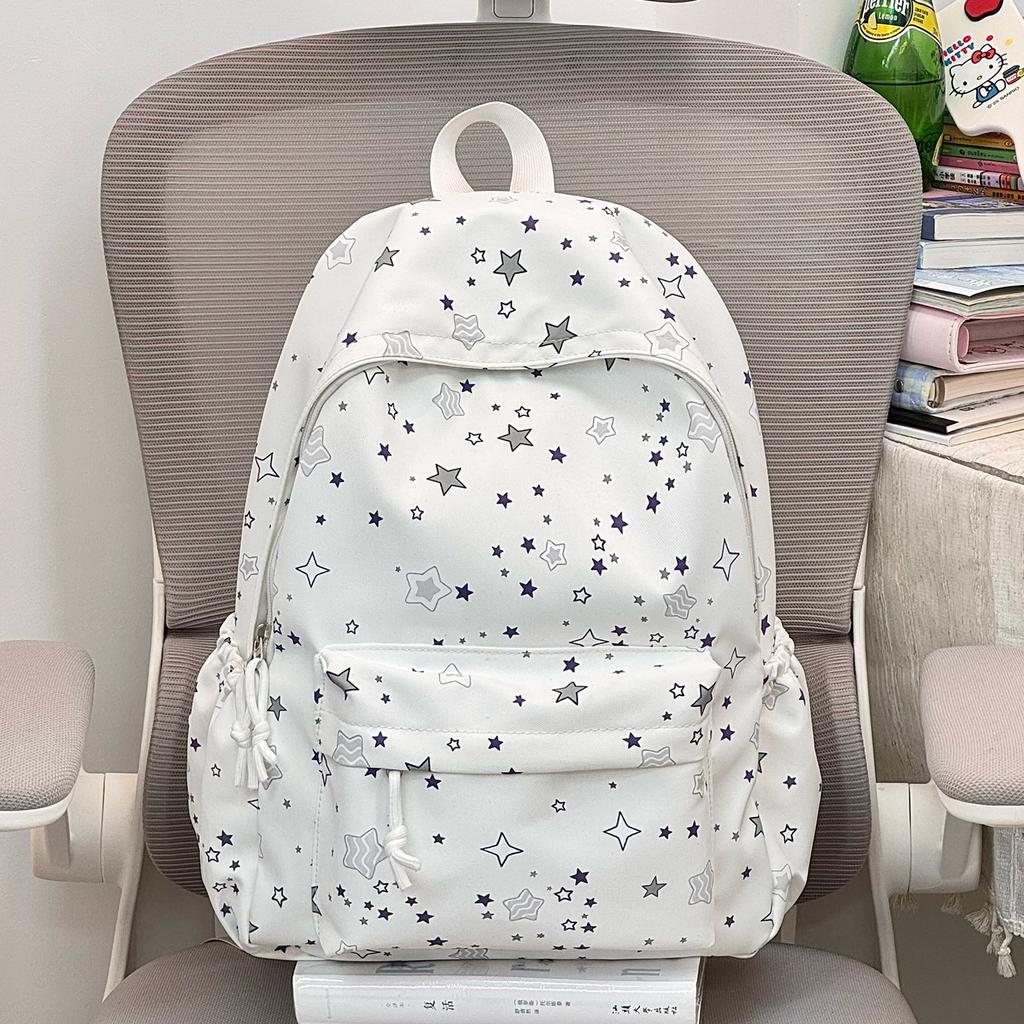 Schoolbag Japanese new large-capacity schoolbag female cute small fresh literary backpack casual star girl student backpack