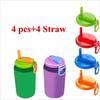 1/2/4 Stück Soda-Dosenabdeckung Kreative Versiegelte Silikon-Strohhalm-Getränkedosenabdeckung Tasse Geeignet für Dosengetränke Wiederverwendbare Tankabdeckung