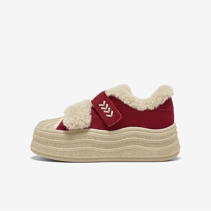 BASTO Women s Winter Fuzzy Casual Shoes E1911DM5 35