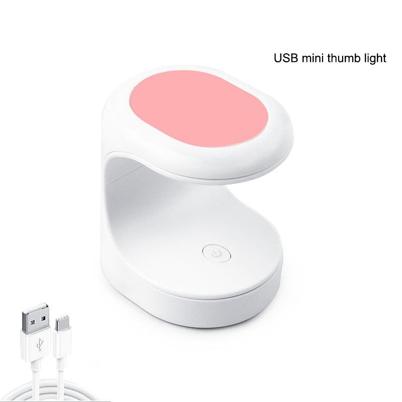 Mini Nail Dryer UV Lamp Manicure Machine Single Finger Nails Art Tool Gel Polish 16W Nail Dryer LED Lamp Manicure Tools With USB