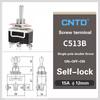 CNTD C5 Toggle Switch Self-locking 15A 250VAC Single Pole Double Pole Switch With Rainproof-cap Switches4