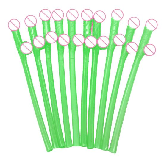 10Pcs Novelty Bachelorette Party Straws Disposable Excellent Wedding Hen Night Supplies Straw