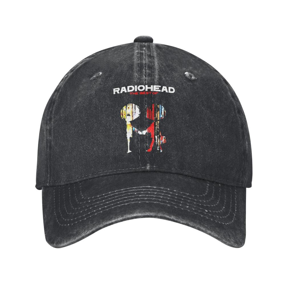 Radioheaded Album Funny Cry Logo Merch Baseball Caps Unisex Fashion  Caps Hat Adjustable Trucker Hat