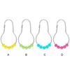 12pcs Shower Curtain Hooks Stainless Bath Curtain Rings Heavy Duty Drape Hooks