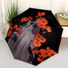 1pc Ghost Flowers Automatic Open/Close Umbrella, Portable Folding Umbrella for Travel, Themed Events, It is suitable as a gift for various festivals,