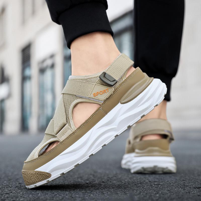 Summer 2025 Men's Trendy Thick-Soled Breathable Sports Sandals