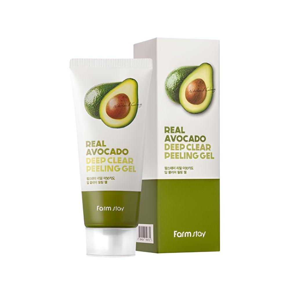 Farmstay Real Avocado Deep Clear Peeling Gel Gentle Exfoliating Dead Skin Remover 100ml