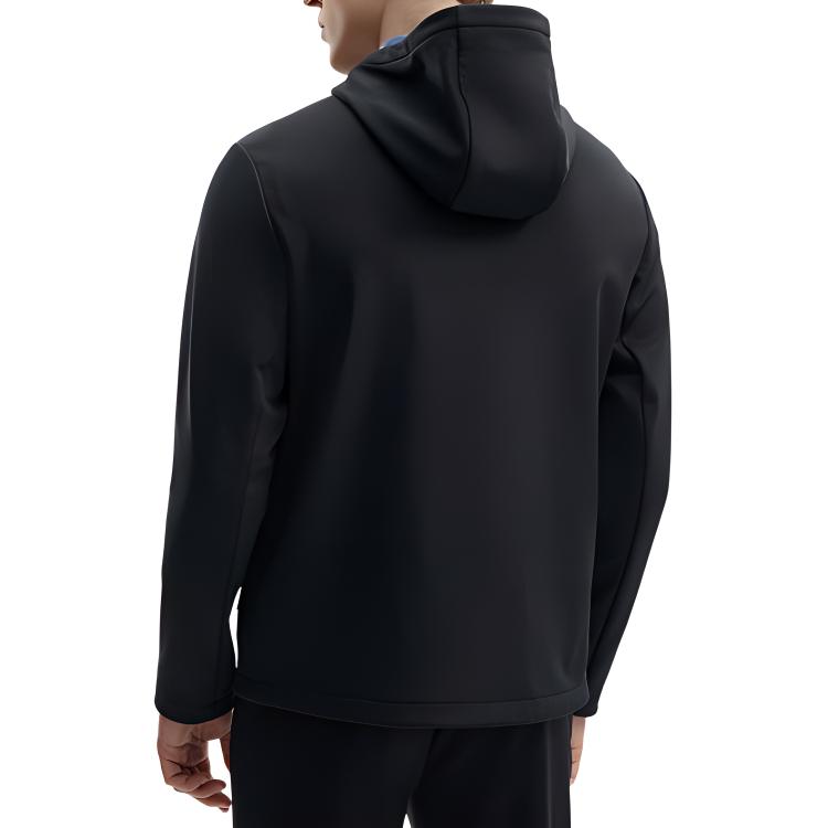 FILA Jackets Men's Jet Black Hooded Moderate Other F11M412503F-BK
