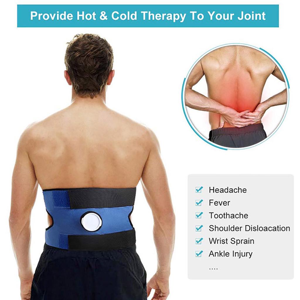 Ice Bag Pack & Wrap Pain Relief Hot Cold  Reusable For Knee Shoulder Back