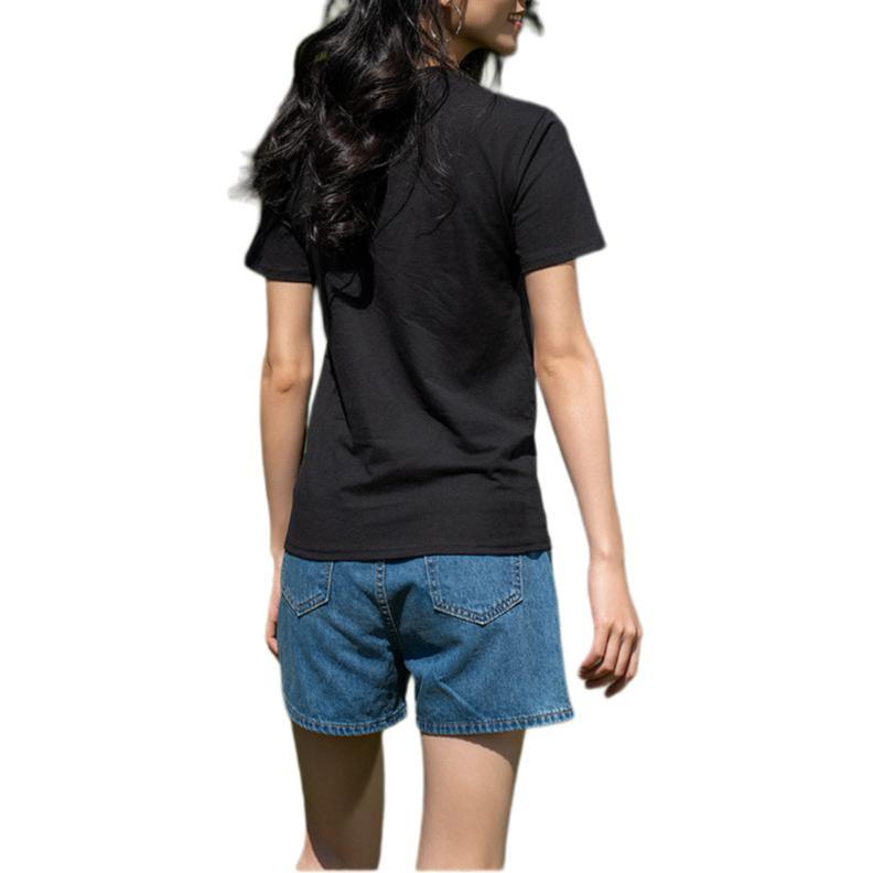 Vans Gradient Letter Crew Neck Pullover Short Sleeve T-Shirt Women Tops Black VN000GTHBLK