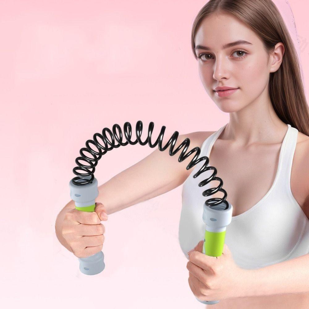 1 pair Stainless Steel Gym Battle Rope Replacement Spring Arm Strength Rope  Exercises Expander