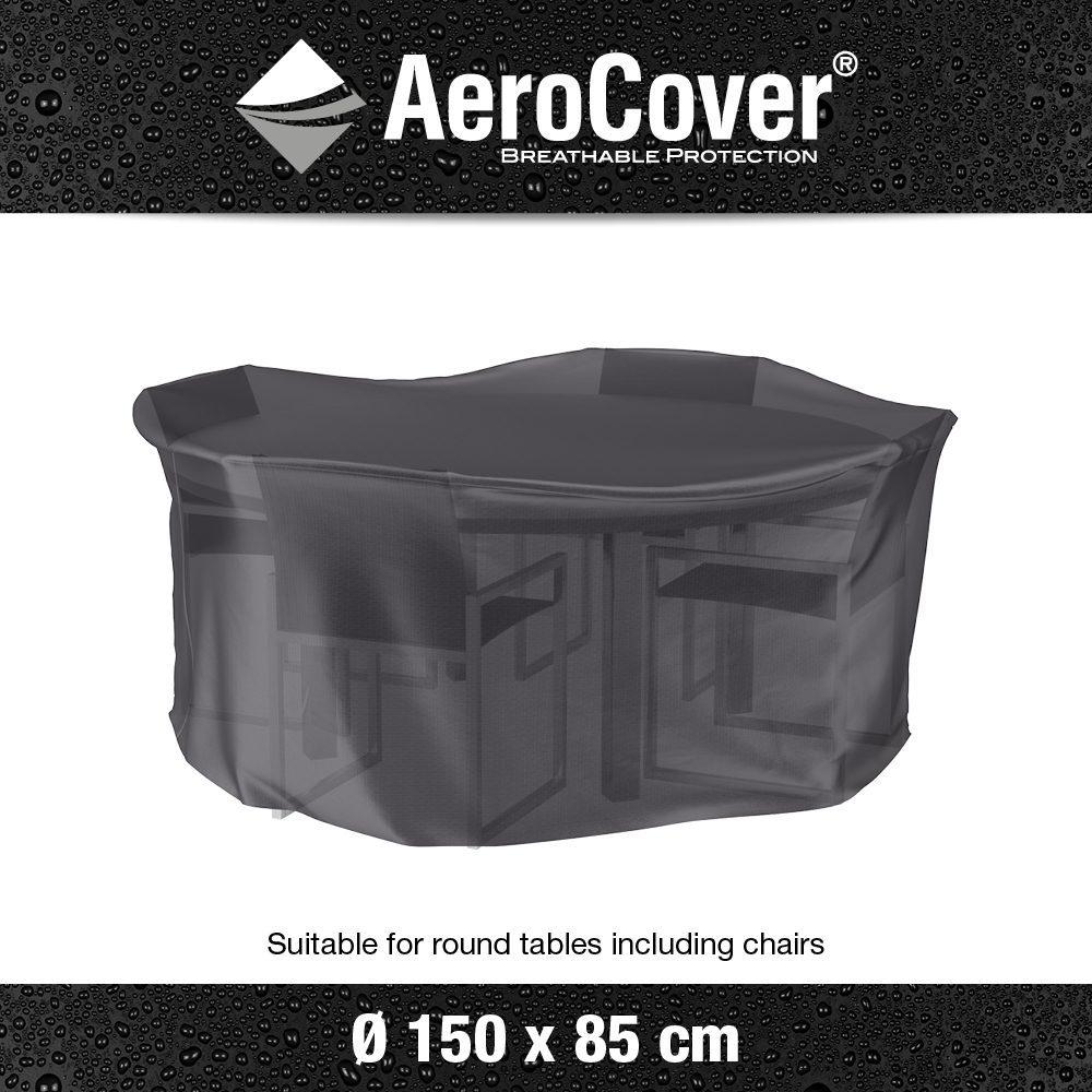 Round Furniture Cover 7911 Ø150X85 Aerocover Gray Homms